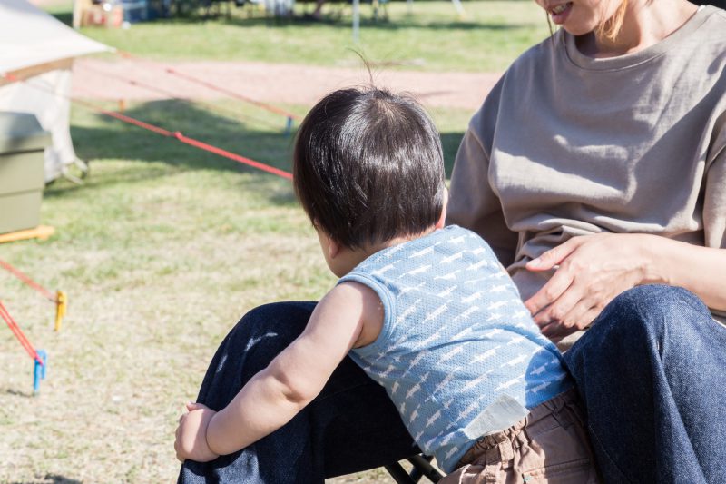 赤ちゃんとのキャンプ遊びの注意点